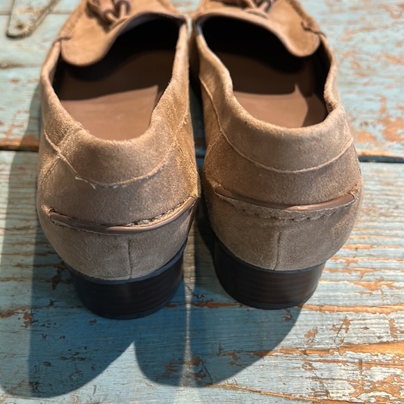 Lauren Ralph Lauren Tan Suede Tasseled Loafer Size 7.5 - Picture 4 of 6